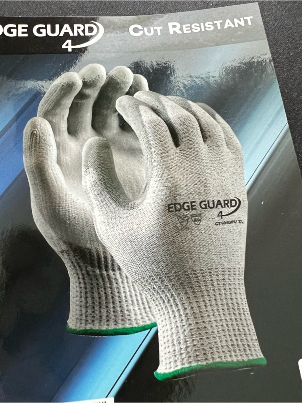 Edge Guard Gloves Cut-Resistant - lot of 12 pairs - size XL